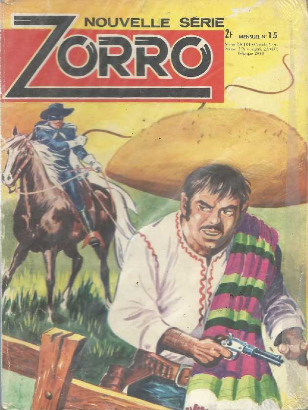 Scan de la Couverture Zorro SFPI Poche n 15